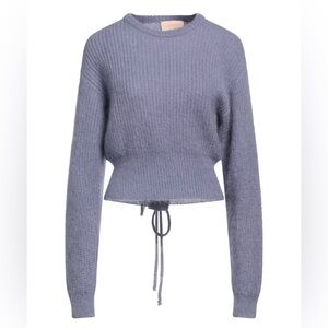 Aniye By | Mohair Wool Corset back crop lilac sweater Women’s size S designer